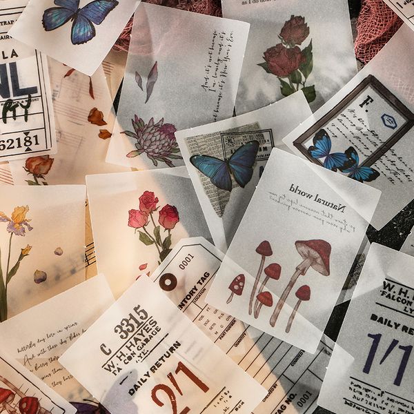 Japanese paper stickers everyday life scrapbook paper decoration retro plants butterfly stationery stickers scrapbook
Japanese paper stickers everyday life scrapbook paper decoration retro plants butterfly stationery stickers scrapbook