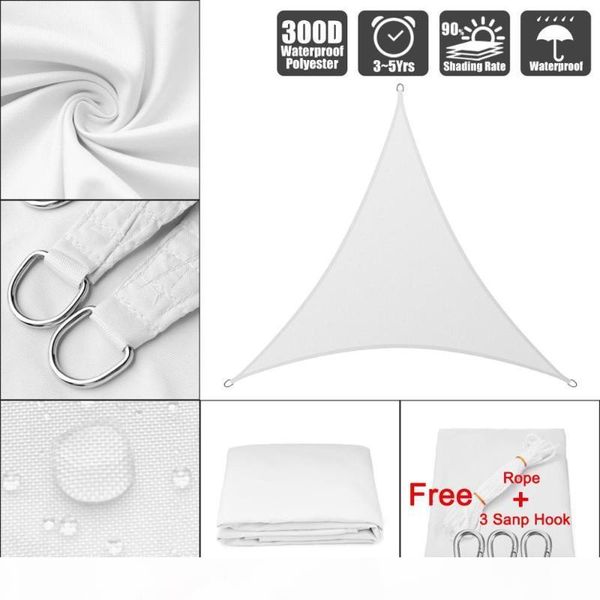 white outdoor triangle sunshade waterproof sun shelter awnings protection outdoor canopy garden patio pool shade sail awning
white outdoor triangle sunshade waterproof sun shelter awnings protection outdoor canopy garden patio pool shade sail awning