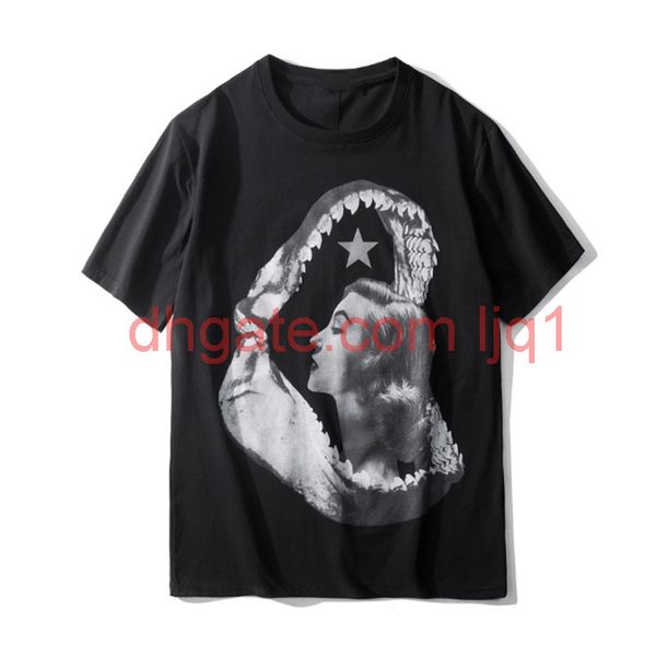 fashion new mens t shirt men women cotton short sleeves couples shark print t shirt, Black
fashion new mens t shirt men women cotton short sleeves couples shark print t shirt, Black