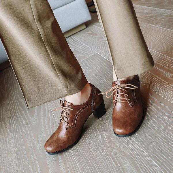 dress shoes 2021 spring fashion high heels bullock retro women pumps ladies round toe square heel platform lace-up zapatos de mujer, Black
dress shoes 2021 spring fashion high heels bullock retro women pumps ladies round toe square heel platform lace-up zapatos de mujer, Black
