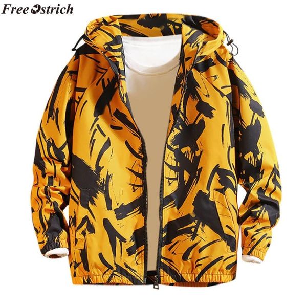 ostrich men's autumn casual fashion camouflage printed zipper hoodie wear jacket coat,windproof jacket, Black;brown
ostrich men's autumn casual fashion camouflage printed zipper hoodie wear jacket coat,windproof jacket, Black;brown