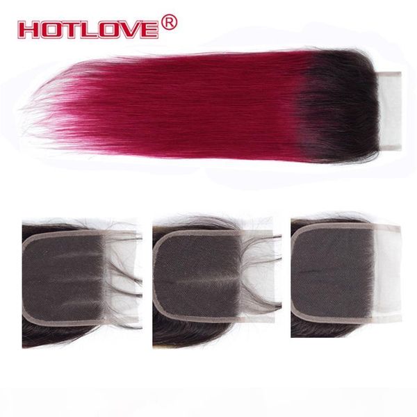 ove ombre 1b burgundy 4*4 lace closure middle three part pre-colored 10-20 inch brazilian straight lace closure ing, Black
ove ombre 1b burgundy 4*4 lace closure middle three part pre-colored 10-20 inch brazilian straight lace closure ing, Black