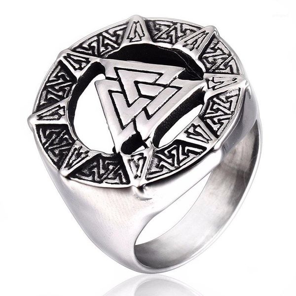 punk 316l stainless steel nordic viking ring signet talisman symbol men rings vintage finger jewelry warrior valknut rune amulet1, Silver
punk 316l stainless steel nordic viking ring signet talisman symbol men rings vintage finger jewelry warrior valknut rune amulet1, Silver