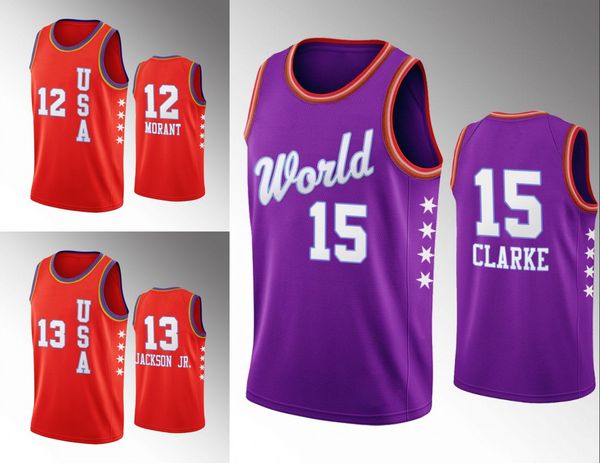 world team memphis grizzlies men's brandon clarke jaren jackson jr. ja morant 2020 rising star nba usa team jersey, Black
world team memphis grizzlies men's brandon clarke jaren jackson jr. ja morant 2020 rising star nba usa team jersey, Black