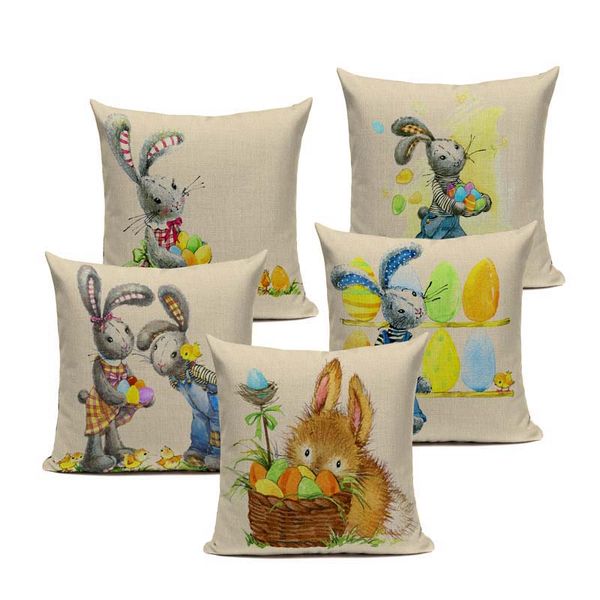 happy easter cute smiling bunny rabbit color eggs home cotton linen throw pillow case personalized cushion cover new home office
happy easter cute smiling bunny rabbit color eggs home cotton linen throw pillow case personalized cushion cover new home office