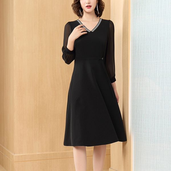 2020 new dress small temperament v-neck simple dressfashion skirtelegant versatile skirt 2020 autumn new dress small temperament v-neck simp, Black;gray
2020 new dress small temperament v-neck simple dressfashion skirtelegant versatile skirt 2020 autumn new dress small temperament v-neck simp, Black;gray