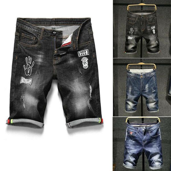 mens джинсовые шорты короткие джинсы разрушенные короткие брюки узкие джинсы шорты повседневные мужчины колена жан пант эластичный, Blue 
mens джинсовые шорты короткие джинсы разрушенные короткие брюки узкие джинсы шорты повседневные мужчины колена жан пант эластичный, Blue