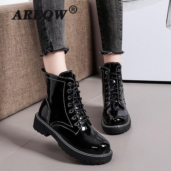 boots 2021 winter women's fashion leather women lace up black platform ankle shoes zapatos de mujer
boots 2021 winter women's fashion leather women lace up black platform ankle shoes zapatos de mujer