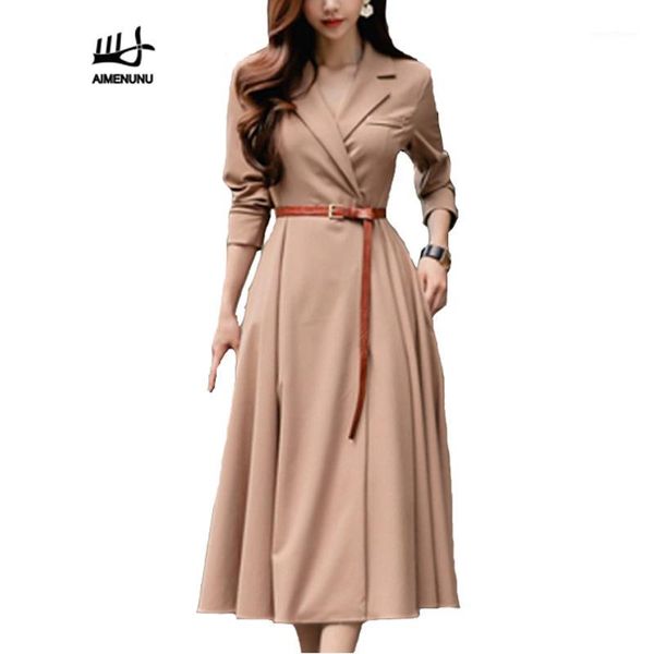 aimenunu elegant v-neck women a-line dress casual full sleeve long dress sashes pleated patry vestidos femme 2018 autumn winter1, Black;gray
aimenunu elegant v-neck women a-line dress casual full sleeve long dress sashes pleated patry vestidos femme 2018 autumn winter1, Black;gray