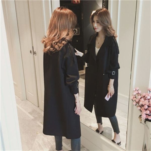 2021 new autumn and winter classic female mid-length fashion chic design solid windbreak jacket color wagz, Black;brown
2021 new autumn and winter classic female mid-length fashion chic design solid windbreak jacket color wagz, Black;brown