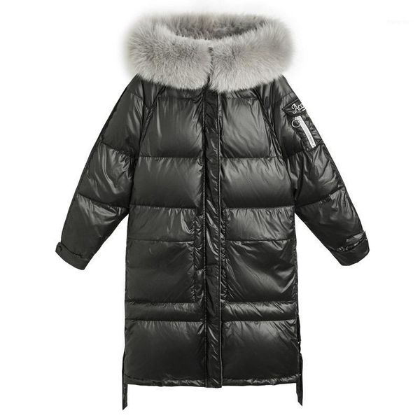 women's down coats fashionable western style long over the knee more white duck down female's jackets1, Black
women's down coats fashionable western style long over the knee more white duck down female's jackets1, Black