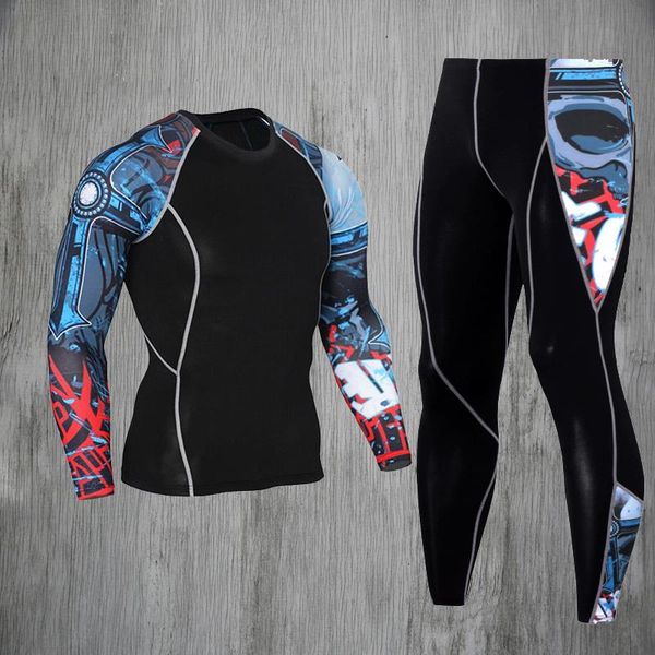 running sets winter men's thermal underwear compression fleece sweat quick drying thermo male, Black;blue
running sets winter men's thermal underwear compression fleece sweat quick drying thermo male, Black;blue