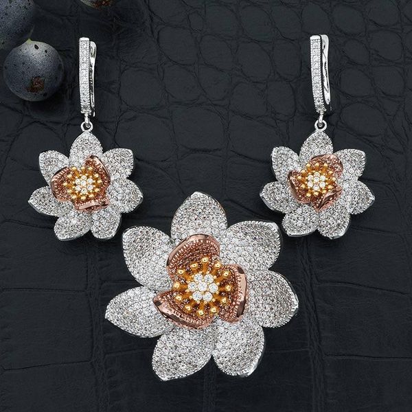 modemangel flower earrings ring set for women three tone gold wedding party jewelry gift elegant fashion romantic, Silver
modemangel flower earrings ring set for women three tone gold wedding party jewelry gift elegant fashion romantic, Silver