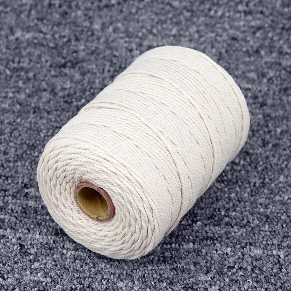 durable beige cotton twisteds cord rope for craft macrame art string diy new, Black;white
durable beige cotton twisteds cord rope for craft macrame art string diy new, Black;white