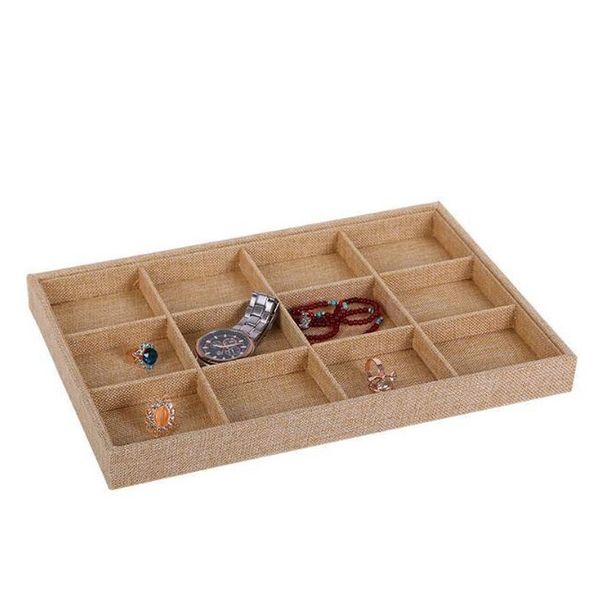 linen jewelry display case storage organizer tray box 12 grid 24 grid for neckla jllnlq soif
linen jewelry display case storage organizer tray box 12 grid 24 grid for neckla jllnlq soif