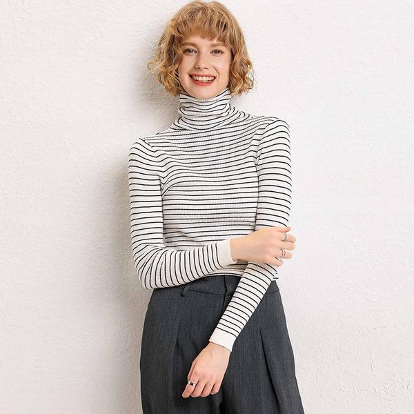 sweater women 2019 pullover winter stripe jumpers knitwear long-sleeved turtleneck cashmere sweater women autumn and winter1, White;black
sweater women 2019 pullover winter stripe jumpers knitwear long-sleeved turtleneck cashmere sweater women autumn and winter1, White;black