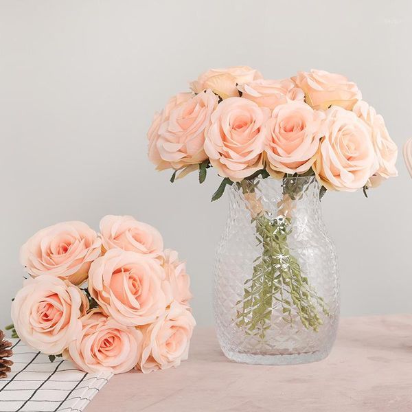 decorative flowers & wreaths 7 heads roses artificial silk rose bouquet for wedding party decor fake decoration home1
decorative flowers & wreaths 7 heads roses artificial silk rose bouquet for wedding party decor fake decoration home1