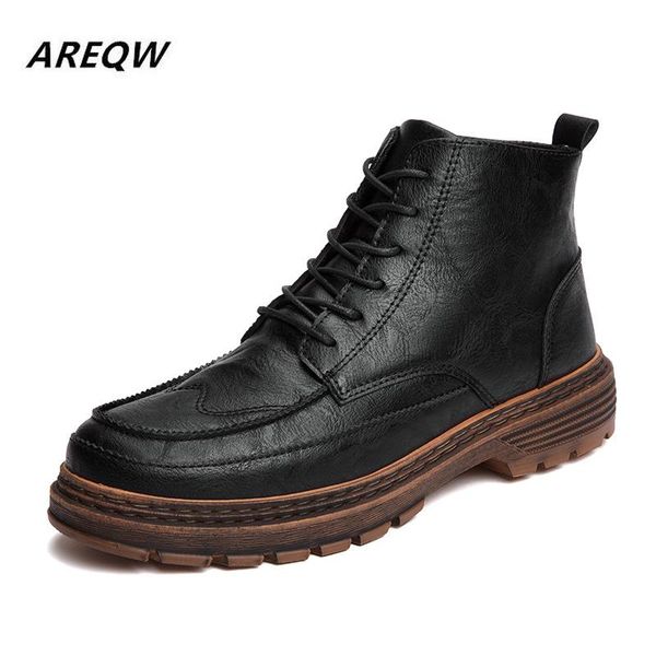2020 new winter warm high solid color flat martin boots non-slip waterproof wear-resistant outdoor ankle boots, Black
2020 new winter warm high solid color flat martin boots non-slip waterproof wear-resistant outdoor ankle boots, Black