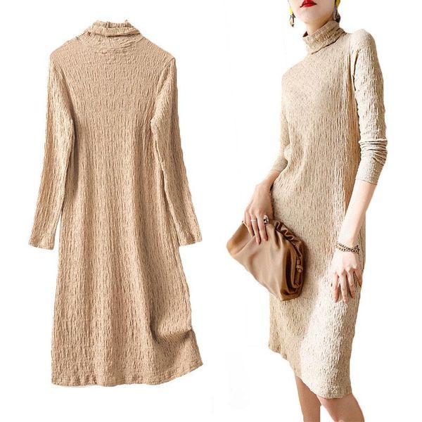 casual dresses 2021 fashion high-neck knit dress women's autumn winter solid color long-sleeved mid-length warm 79b, Black;gray
casual dresses 2021 fashion high-neck knit dress women's autumn winter solid color long-sleeved mid-length warm 79b, Black;gray