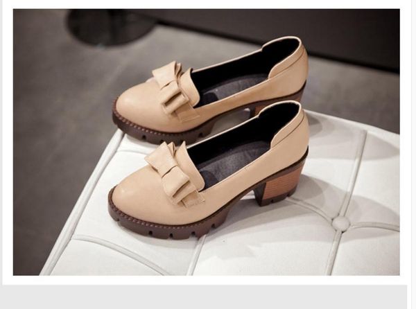 spring and autumn with new style fashion middle heel coarse heel round head bowknot womens shoes olm31, Black
spring and autumn with new style fashion middle heel coarse heel round head bowknot womens shoes olm31, Black