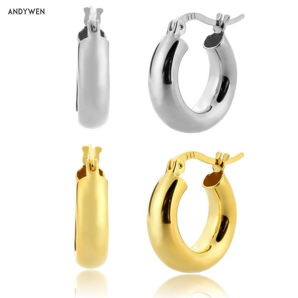 andywen 925 sterling silver gold hollow hoops two size circle round plain piercing rock punk pendiente ohrringe luxury jewelry q1219, Golden;silver
andywen 925 sterling silver gold hollow hoops two size circle round plain piercing rock punk pendiente ohrringe luxury jewelry q1219, Golden;silver