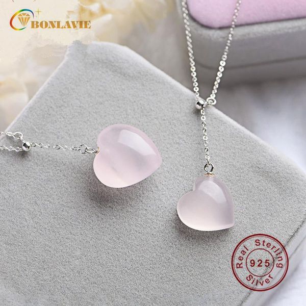 chokers bonlavie crystal jewelry natural pendant ladies star pink necklace wholesale, Golden;silver