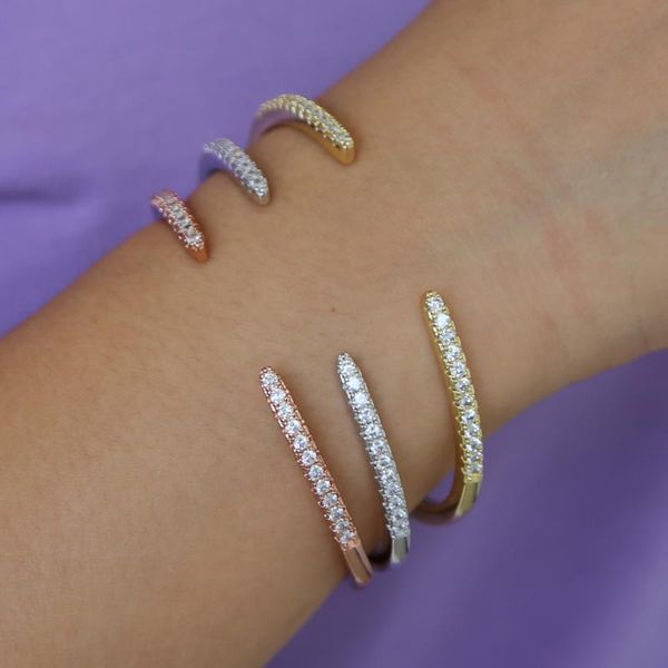 special design delicate paved tiny cz open adjust size cuff bangles bracelets for cute girls women fashion charm crystal jewelry, Black
special design delicate paved tiny cz open adjust size cuff bangles bracelets for cute girls women fashion charm crystal jewelry, Black