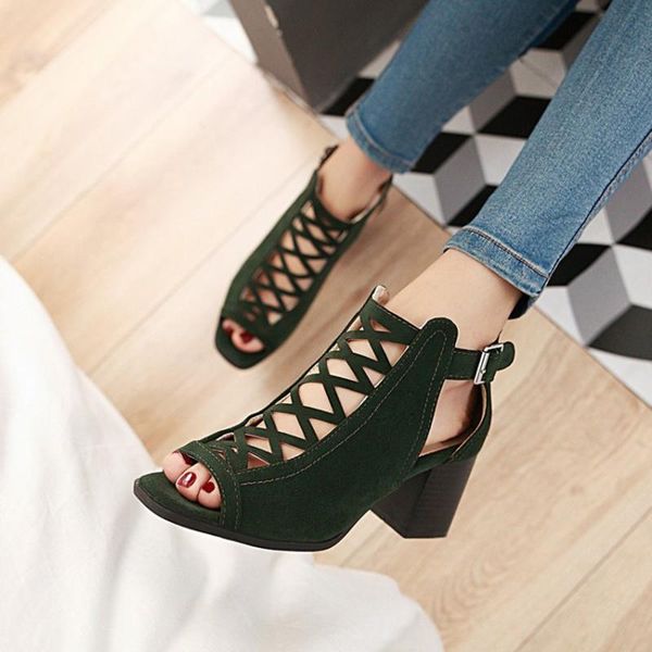 dress shoes ladies square heel sandals hollow out mesh female rome buckle strap breathable lightweight non-slip women's, Black
dress shoes ladies square heel sandals hollow out mesh female rome buckle strap breathable lightweight non-slip women's, Black