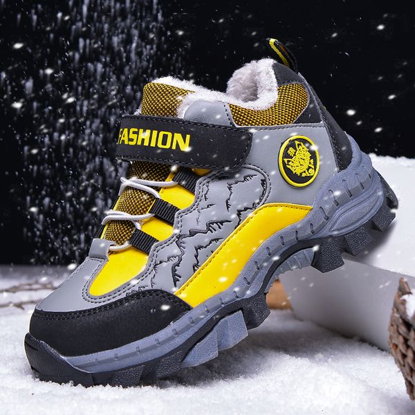 winter outdoor kids sneakers new boys warm non-slip plus fur boots teenagers mountain climbing trekking shoes, Black;red
winter outdoor kids sneakers new boys warm non-slip plus fur boots teenagers mountain climbing trekking shoes, Black;red