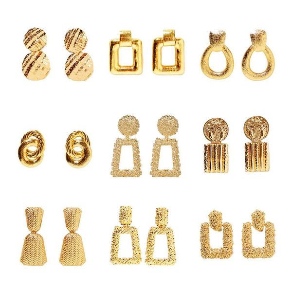 hoop & huggie fashion simple and alloy earrings 9 pairs of european american retro, Golden;silver
hoop & huggie fashion simple and alloy earrings 9 pairs of european american retro, Golden;silver