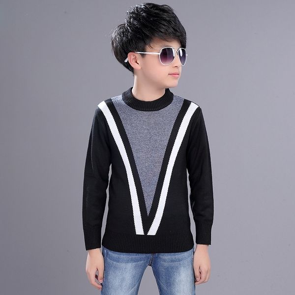 winter clothing boy's clothes round neck pullover sweater winter keep warm kids clothes children's clothing cotton products 201128, Blue
winter clothing boy's clothes round neck pullover sweater winter keep warm kids clothes children's clothing cotton products 201128, Blue