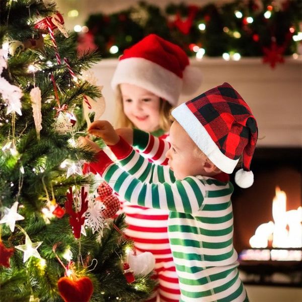 1pc christmas hat with plush balls plaid stripes christmas cap hats new year xmas party props winter outdoor hats for kids adult
1pc christmas hat with plush balls plaid stripes christmas cap hats new year xmas party props winter outdoor hats for kids adult