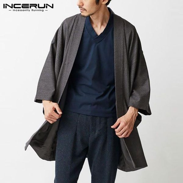 chinese style men shirt open stitch solid cardigan vintage men long outerwear streetwear long sleeve casual shirts incerun s-5xl1, White;black
chinese style men shirt open stitch solid cardigan vintage men long outerwear streetwear long sleeve casual shirts incerun s-5xl1, White;black