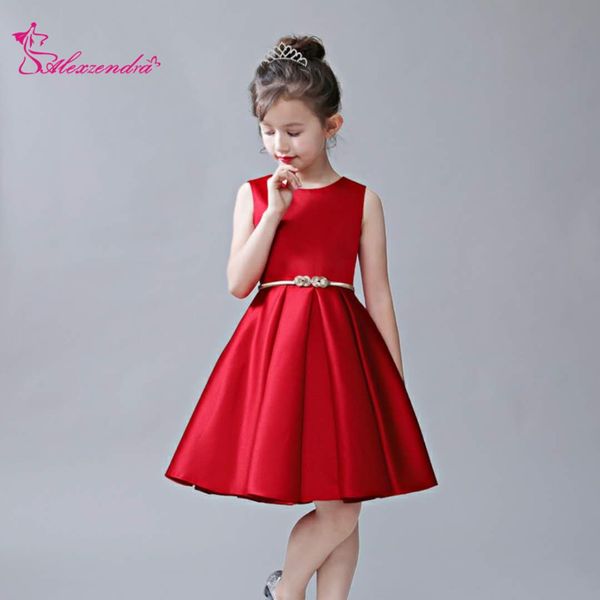 alexzendra red satin flower girls dresses with bow girls first communion dress princess girl dress custom made, Red;yellow
alexzendra red satin flower girls dresses with bow girls first communion dress princess girl dress custom made, Red;yellow