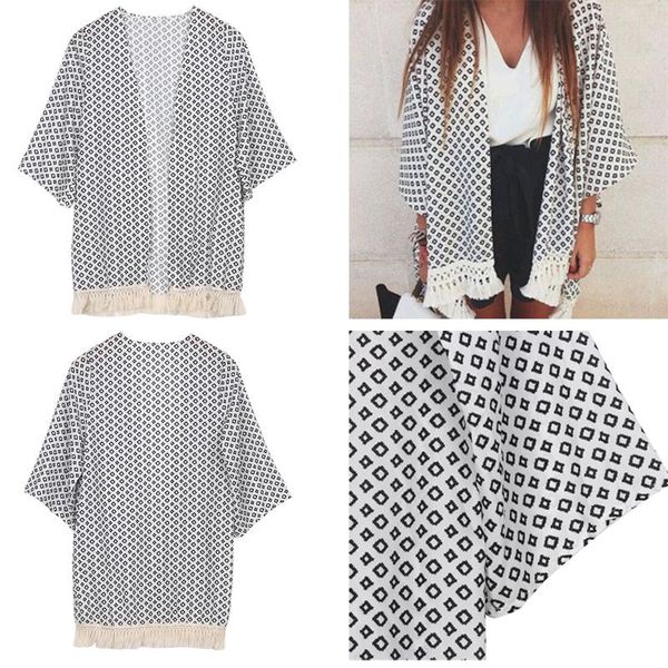 simple coat new womens geometry printed summer long sleeve tassel coat kimono cardigan, Black;white
simple coat new womens geometry printed summer long sleeve tassel coat kimono cardigan, Black;white