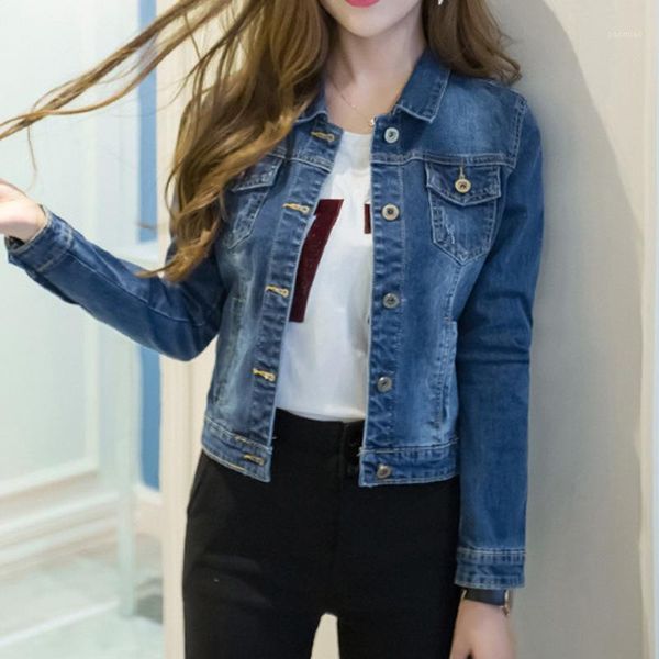short denim 2019 autumn winter jackets women white wash long sleeve vintage casual jean jacket bomber denim coat tattered#j301, Black;brown
short denim 2019 autumn winter jackets women white wash long sleeve vintage casual jean jacket bomber denim coat tattered#j301, Black;brown