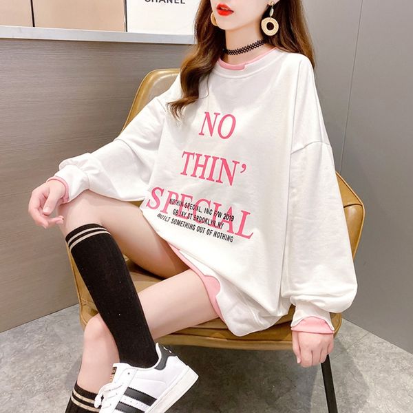 s3vnf tzf fat fake mm loose 2020 letter autumn women's m sweater sweater two-piece long sleeve new plus size fashionable printing slo, Black
s3vnf tzf fat fake mm loose 2020 letter autumn women's m sweater sweater two-piece long sleeve new plus size fashionable printing slo, Black