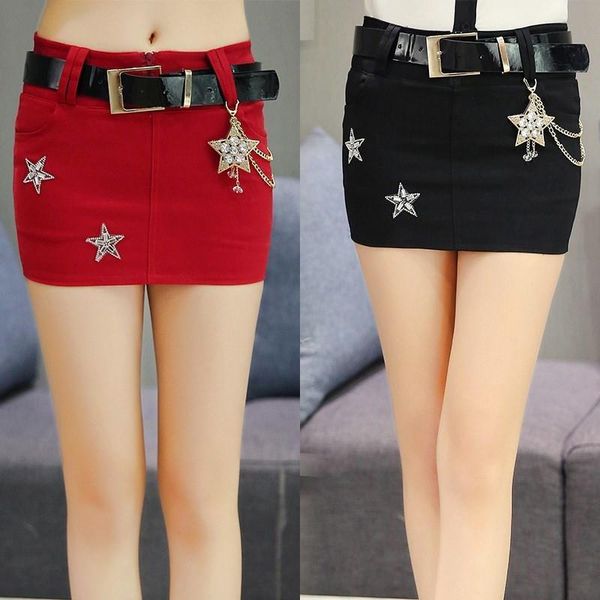 2017 spring and summer the new korean wild short skirt package hip female cowboy step miniskirt, Black
2017 spring and summer the new korean wild short skirt package hip female cowboy step miniskirt, Black