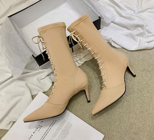 new multi-functional pointy stiletto stiletto high heels mid-barrel skinny boots with stretch socks and ankle boots for women001, Black
new multi-functional pointy stiletto stiletto high heels mid-barrel skinny boots with stretch socks and ankle boots for women001, Black