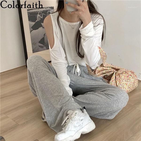 colorfaith 2020 new autumn winter women sets two pieces pullovers sporty pants lounge cutout tracksuit oveersized suits ws919211, Gray
colorfaith 2020 new autumn winter women sets two pieces pullovers sporty pants lounge cutout tracksuit oveersized suits ws919211, Gray