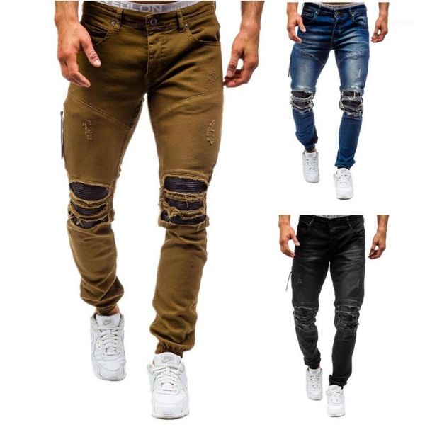 man and new pattern holes korean jeans men biker jeans skinny erkek jean pantolon 29-381, Blue
man and new pattern holes korean jeans men biker jeans skinny erkek jean pantolon 29-381, Blue