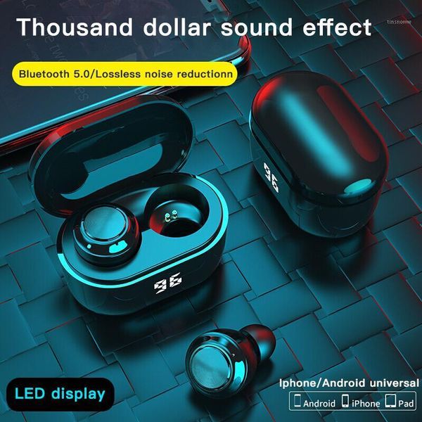 Bluetooth 5.0 TWS Earphone Wireless Earphone IPX4 Waterproof Stereoe Earbuds Micophone Headest Mini 300mAh Gaming1
Bluetooth 5.0 TWS Earphone Wireless Earphone IPX4 Waterproof Stereoe Earbuds Micophone Headest Mini 300mAh Gaming1