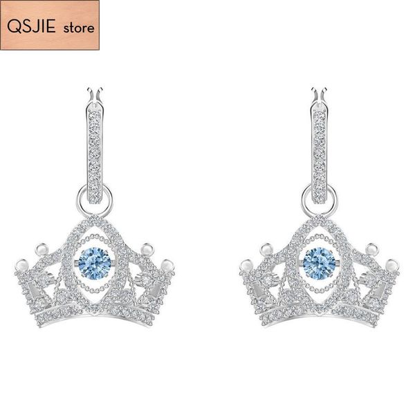 qsjie high-quality swa new crown aristocracy with its own air field ear nail earrings charming fashion jewelry, Golden;silver
qsjie high-quality swa new crown aristocracy with its own air field ear nail earrings charming fashion jewelry, Golden;silver