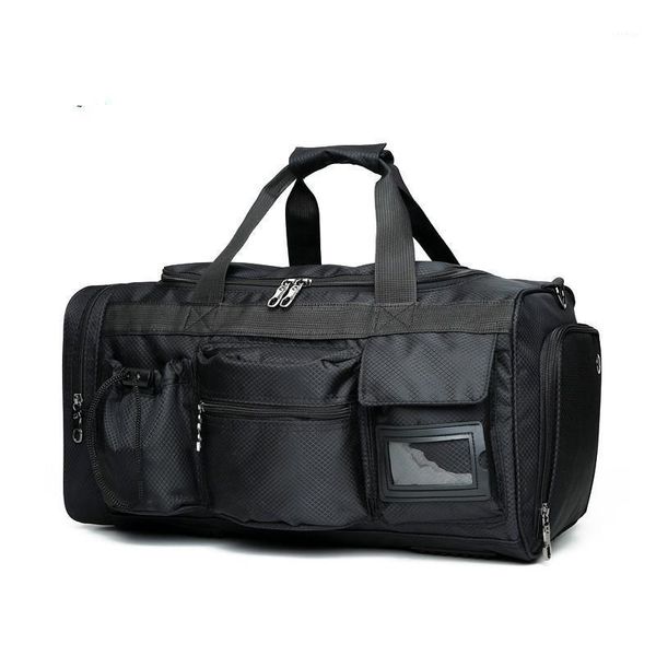 men travel bags luggage nylon duffle bag travel handbag waterproof weekend bag large big shoulder men solid black color 981
men travel bags luggage nylon duffle bag travel handbag waterproof weekend bag large big shoulder men solid black color 981