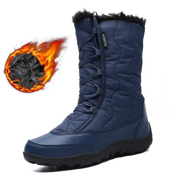 women winter wedges snow boots shoes ladies plush mid-calf boots women warm non-slip waterproof snow, Black
women winter wedges snow boots shoes ladies plush mid-calf boots women warm non-slip waterproof snow, Black