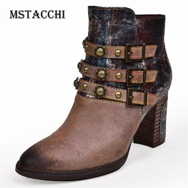 mstacchi rivet buckle patchwork gradual change women boots do old colour mixture metal decoration bottes lady chunky heels boots, Black
mstacchi rivet buckle patchwork gradual change women boots do old colour mixture metal decoration bottes lady chunky heels boots, Black