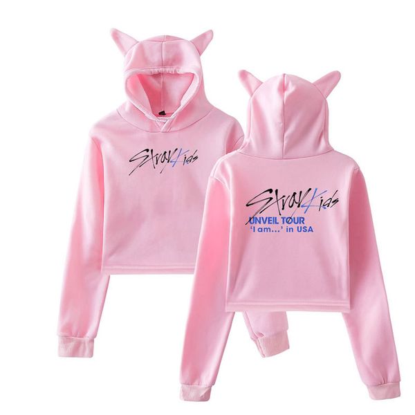 kpop stray kids cat ear cap hoodies fashion trend kawaii cat cropped women hoodies kpop short sweatshirt 1014, Black
kpop stray kids cat ear cap hoodies fashion trend kawaii cat cropped women hoodies kpop short sweatshirt 1014, Black