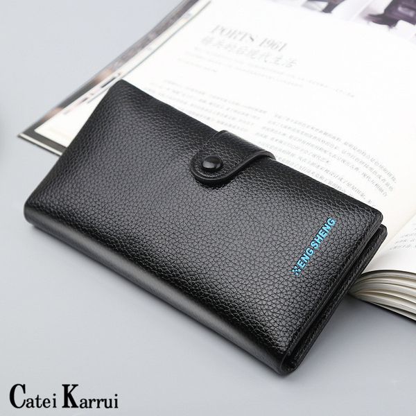 catei karrui мужская личи ретро пряжки два fold wallet длинный мешок случай мобильного телефона new 
catei karrui мужская личи ретро пряжки два fold wallet длинный мешок случай мобильного телефона new