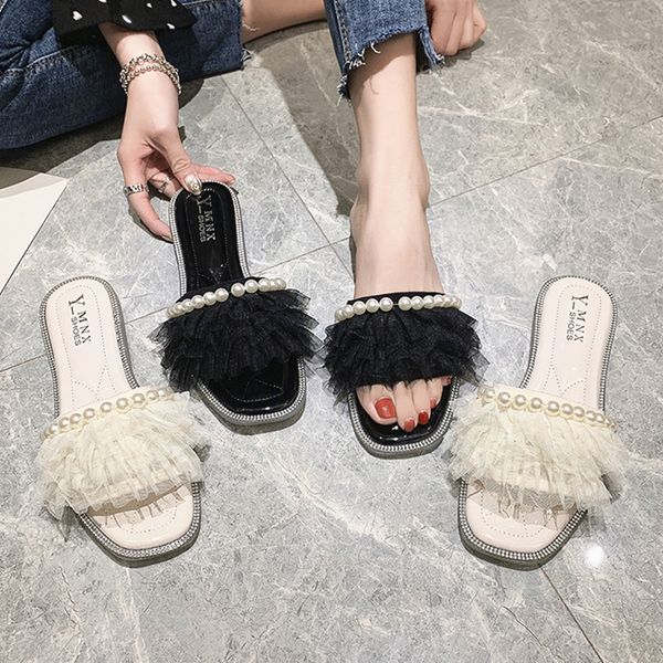 fashion cloth ruffles shoes women summer slippers flat black white faux pearl ladies office shoes women slides slippers
fashion cloth ruffles shoes women summer slippers flat black white faux pearl ladies office shoes women slides slippers
