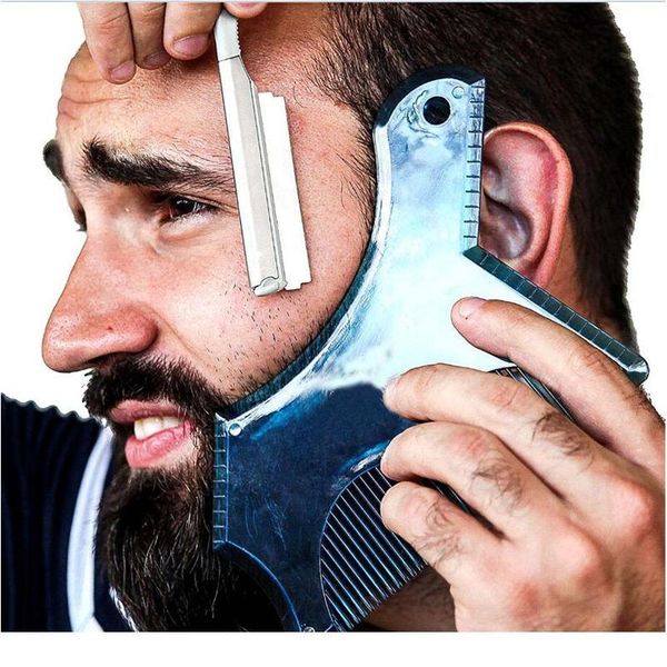 1pc new men beard shaping template beards comb styling shaper hair beard trim shaving guide tool makeup beauty t jllhgi, Silver
1pc new men beard shaping template beards comb styling shaper hair beard trim shaving guide tool makeup beauty t jllhgi, Silver